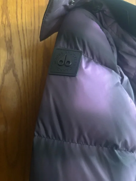Moose Knuckles Power Puff Thudaka Puffer Jacket In Arctic Violet - Picture 10 of 11